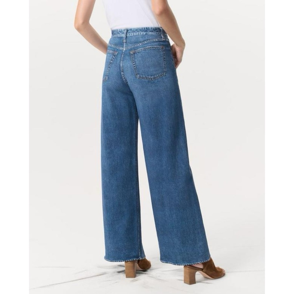 NEW Rag & Bone Miramar Sofie Wide Leg Pant (Sz 33) Cotton Terry Sweatpant Kimber - Picture 4 of 15